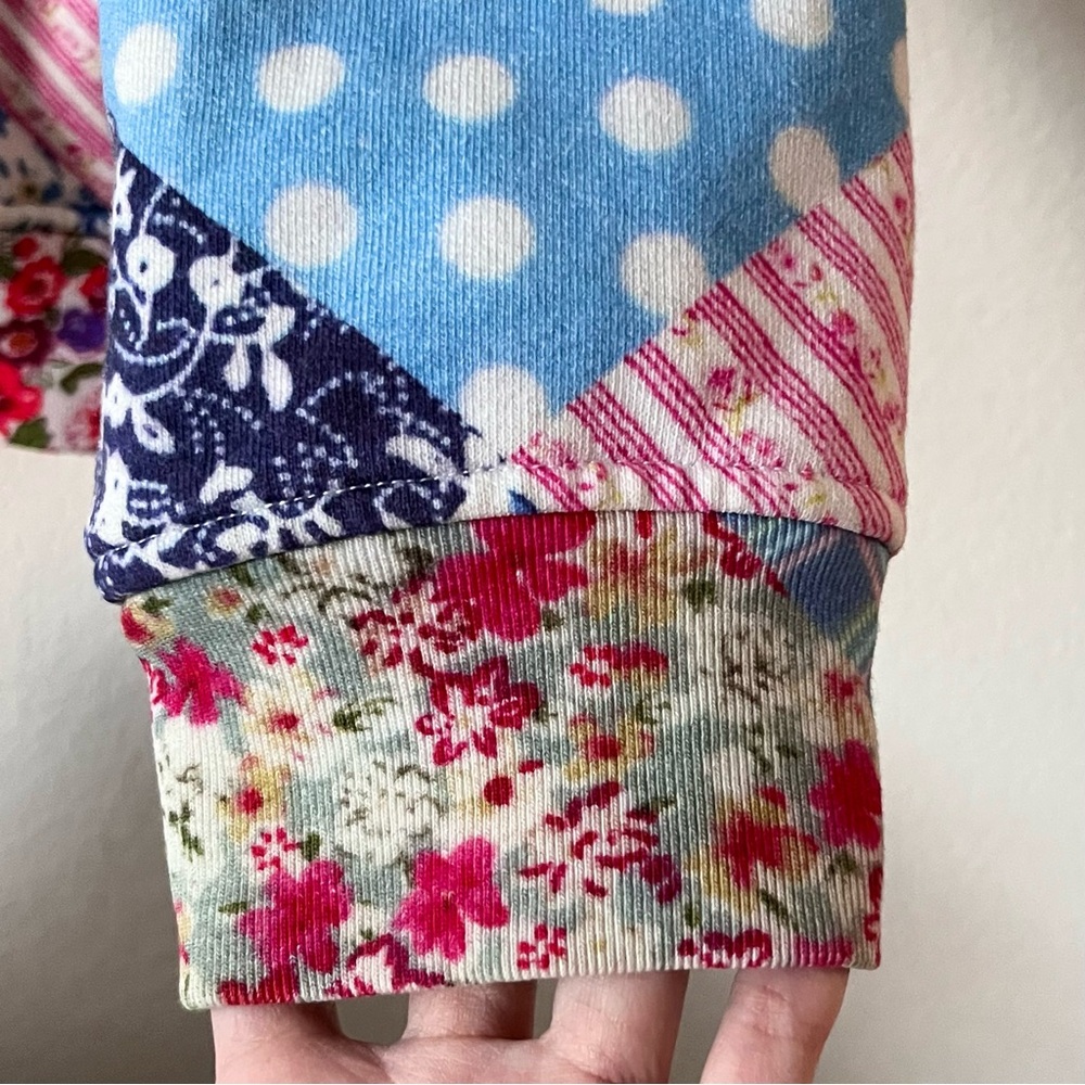 Teddy fresh patchwork 100% cotton hoodie - Picture 10 of 16